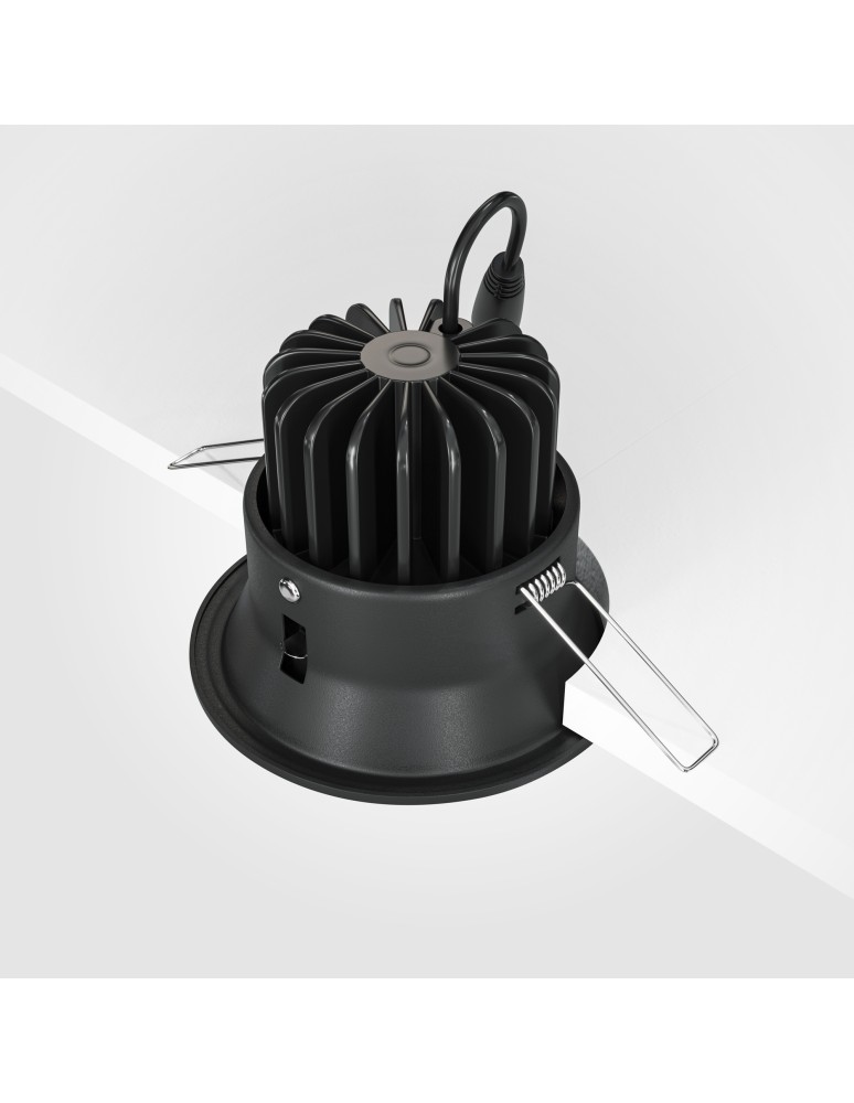 Maytoni Yin Podtynkowa LED 12W 760lm 3000K Black DL031-L12W3K-D-B Maytoni Yin Podtynkowa LED 12W 760lm 3000K Black DL031-L12W3K-D-B