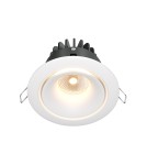 Lampy podtynkowe LED - Maytoni Yin Podtynkowa LED 12W 870lm 3000K Biały DL031-L12W3K-D-W - product 1