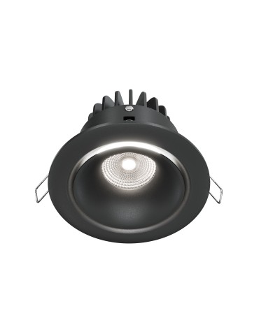 Maytoni Yin Podtynkowa LED 12W 820lm 4000K Black DL031-L12W4K-D-B