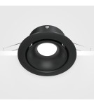 Lampy podtynkowe okrągłe - Maytoni Yin Podtynkowa 1xGU10 50W Black DL030-2-01B - product 6