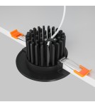 Lampy podtynkowe LED - Maytoni Zen Podtynkowa LED 7W 500lm 4000K Black DL038-2-L7B4K - product 4