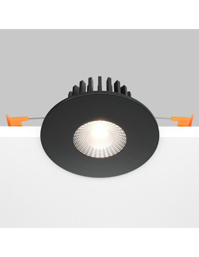 Maytoni Zen Podtynkowa LED 7W 500lm 4000K Black DL038-2-L7B4K