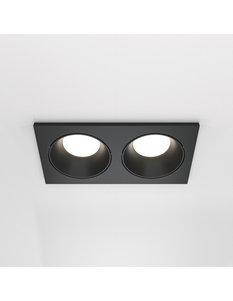 Maytoni Zoom Podtynkowa 2xGU10 50W IP65 Black DL033-2-02B Maytoni Zoom Podtynkowa 2xGU10 50W IP65 Black DL033-2-02B