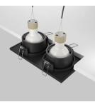 Maytoni Zoom Podtynkowa 2xGU10 50W IP65 Black DL033-2-02B Maytoni Zoom Podtynkowa 2xGU10 50W IP65 Black DL033-2-02B