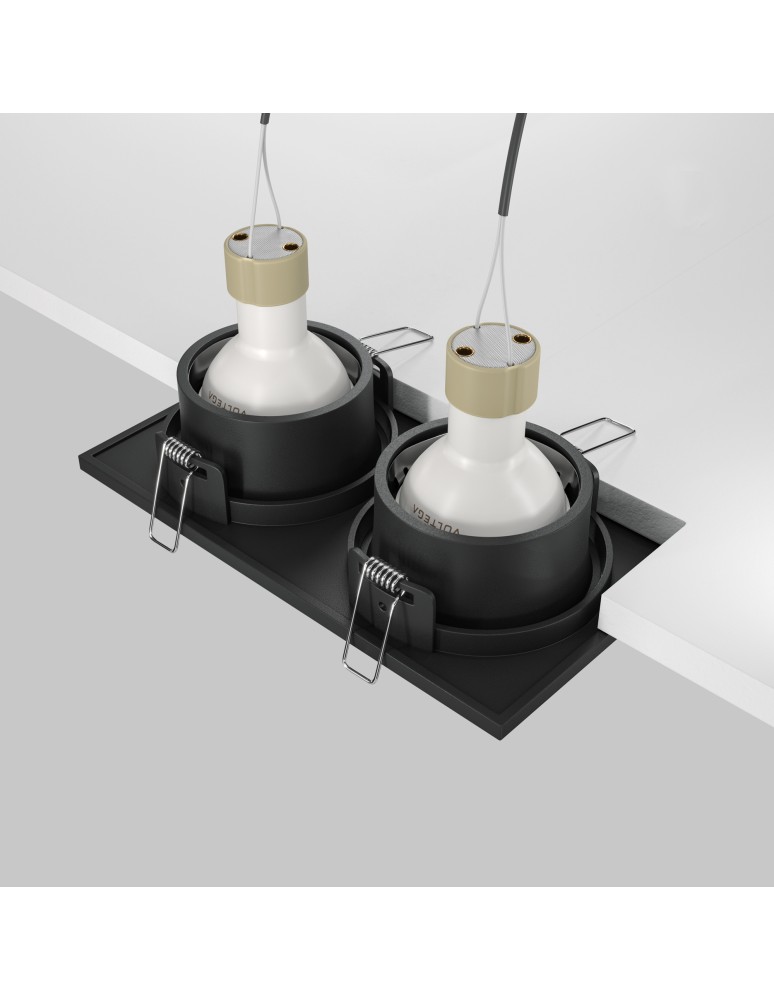 Maytoni Zoom Podtynkowa 2xGU10 50W IP65 Black DL033-2-02B Maytoni Zoom Podtynkowa 2xGU10 50W IP65 Black DL033-2-02B