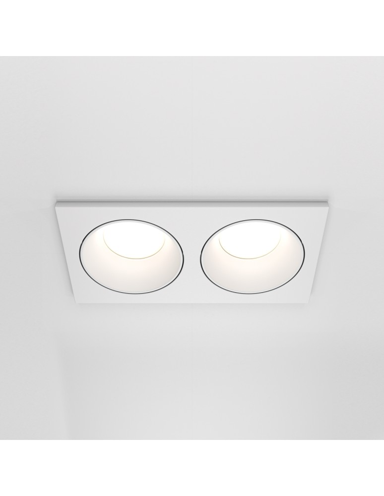 Maytoni Zoom Podtynkowa 2xGU10 50W IP65 Biały DL033-2-02W Maytoni Zoom Podtynkowa 2xGU10 50W IP65 Biały DL033-2-02W