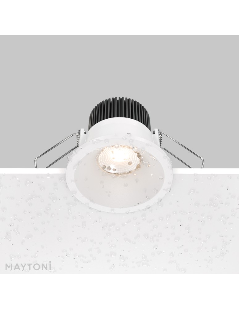 Maytoni Zoom Podtynkowa LED 6W 470lm 3000K IP65 Biały DL034-01-06W3K-W Maytoni Zoom Podtynkowa LED 6W 470lm 3000K IP65 Biały DL034-01-06W3K-W