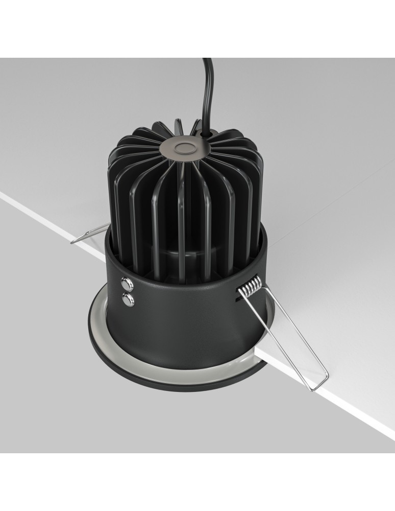 Maytoni Zoom Podtynkowa LED 12W 890lm 3000K IP65 Black DL034-L12W3K-D-B Maytoni Zoom Podtynkowa LED 12W 890lm 3000K IP65 Black DL034-L12W3K-D-B