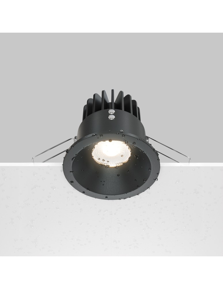 Maytoni Zoom Podtynkowa LED 12W 890lm 3000K IP65 Black DL034-L12W3K-D-B Maytoni Zoom Podtynkowa LED 12W 890lm 3000K IP65 Black DL034-L12W3K-D-B