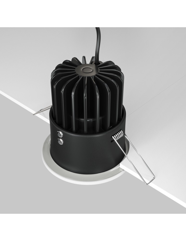 Maytoni Zoom Podtynkowa LED 12W 910lm 3000K IP65 Biały DL034-L12W3K-D-W Maytoni Zoom Podtynkowa LED 12W 910lm 3000K IP65 Biały DL034-L12W3K-D-W