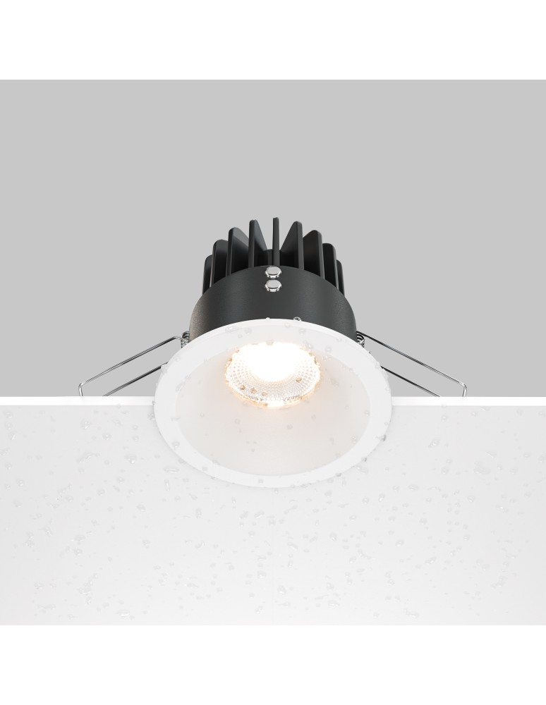 Maytoni Zoom Podtynkowa LED 12W 910lm 3000K IP65 Biały DL034-L12W3K-D-W Maytoni Zoom Podtynkowa LED 12W 910lm 3000K IP65 Biały DL034-L12W3K-D-W
