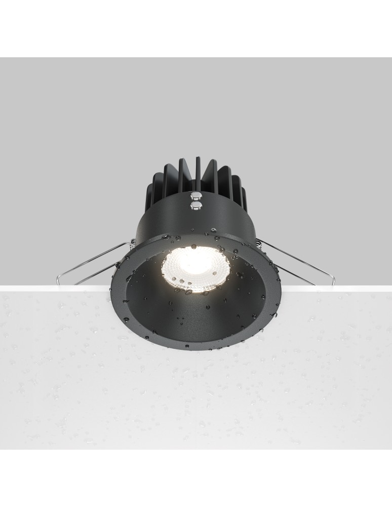 Maytoni Zoom Podtynkowa LED 12W 970lm 4000K IP65 Black DL034-L12W4K-B