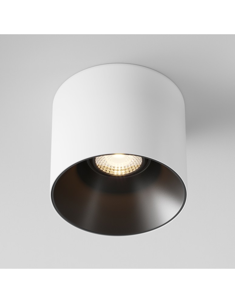 Maytoni Alfa LED Lampa Sufitowa LED 15W 1200lm 3000K Biały, Czarny C064CL-01-15W3K-D-RD-WB Maytoni Alfa LED Lampa Sufitowa LED 15W 1200lm 3000K Biały, Czarny C064CL-01-15W3K-D-RD-WB