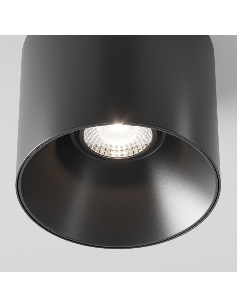 Maytoni Alfa LED Lampa Sufitowa LED 15W 1280lm 4000K Black C064CL-01-15W4K-RD-B Maytoni Alfa LED Lampa Sufitowa LED 15W 1280lm 4000K Black C064CL-01-15W4K-RD-B