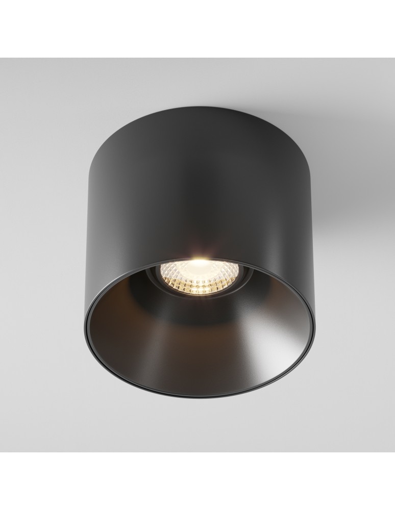 Maytoni Alfa LED Lampa Sufitowa LED 25W 2000lm 3000K Black C064CL-01-25W3K-D-RD-B Maytoni Alfa LED Lampa Sufitowa LED 25W 2000lm 3000K Black C064CL-01-25W3K-D-RD-B
