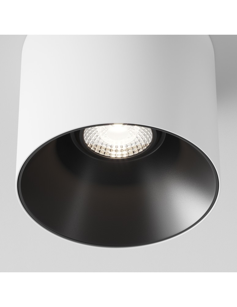 Maytoni Alfa LED Lampa Sufitowa LED 25W 2130lm 4000K Biały, Czarny C064CL-01-25W4K-D-RD-WB Maytoni Alfa LED Lampa Sufitowa LED 25W 2130lm 4000K Biały, Czarny C064CL-01-25W4K-D-RD-WB