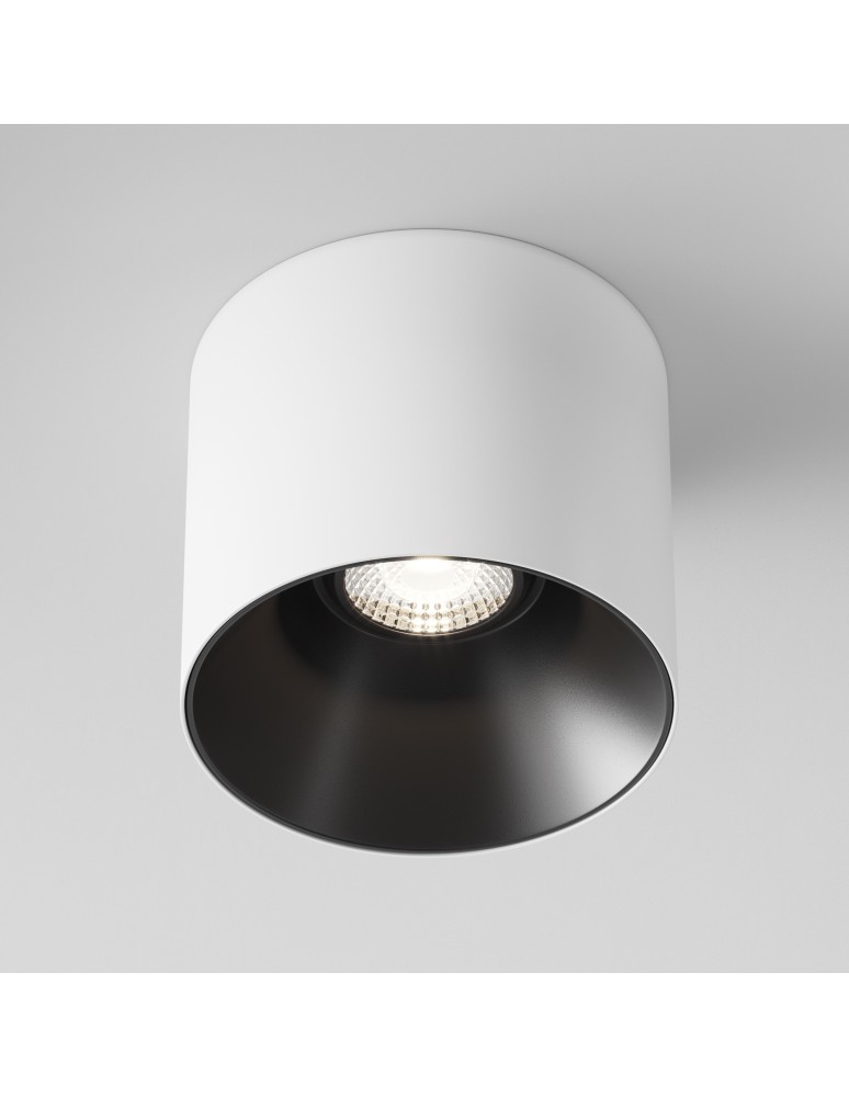 Maytoni Alfa LED Lampa Sufitowa LED 25W 2130lm 4000K Biały, Czarny C064CL-01-25W4K-D-RD-WB Maytoni Alfa LED Lampa Sufitowa LED 25W 2130lm 4000K Biały, Czarny C064CL-01-25W4K-D-RD-WB