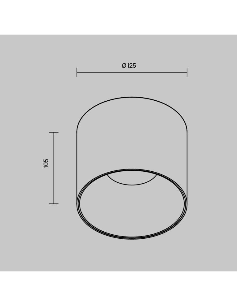 Maytoni Alfa LED Lampa Sufitowa LED 25W 2130lm 4000K Biały, Czarny C064CL-01-25W4K-D-RD-WB Maytoni Alfa LED Lampa Sufitowa LED 25W 2130lm 4000K Biały, Czarny C064CL-01-25W4K-D-RD-WB
