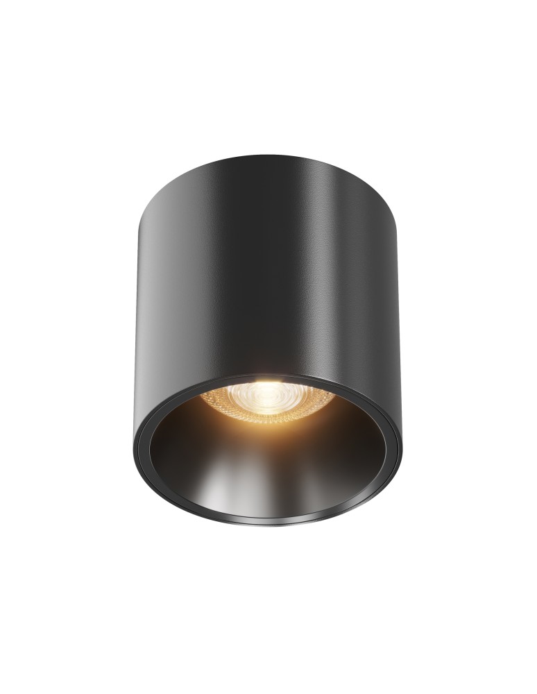Maytoni Alfa LED Lampa Sufitowa LED 12W 840lm 3000K Black C064CL-L12B3K-D