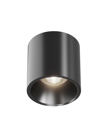 Maytoni Alfa LED Lampa Sufitowa LED 12W 900lm 4000K Black C064CL-L12B4K-D