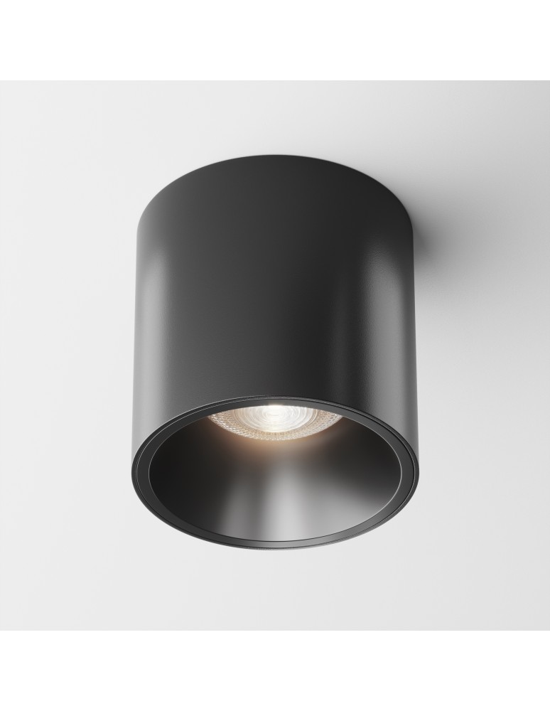 Maytoni Alfa LED Lampa Sufitowa LED 12W 900lm 4000K Black C064CL-L12B4K-D