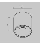Maytoni Alfa LED Lampa Sufitowa LED 12W 900lm 4000K Biały C064CL-L12W4K-D Maytoni Alfa LED Lampa Sufitowa LED 12W 900lm 4000K Biały C064CL-L12W4K-D