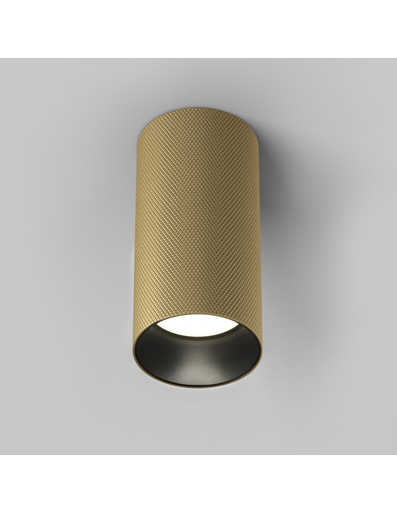 Maytoni Artisan Lampa Sufitowa 1xGU10 10W Złoty Mat C080CL-01-GU10-MG