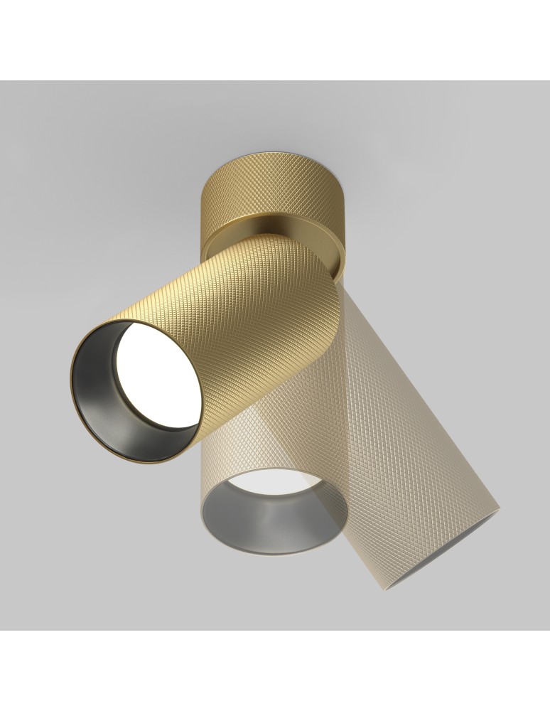 Maytoni Artisan Lampa Sufitowa 1xGU10 10W Złoty Mat C082CL-01-GU10-MG