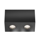 Maytoni Atom Lampa Sufitowa 2xGU10 50W Black C017CL-02B Maytoni Atom Lampa Sufitowa 2xGU10 50W Black C017CL-02B