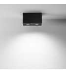 Maytoni Atom Lampa Sufitowa 2xGU10 50W Black C017CL-02B Maytoni Atom Lampa Sufitowa 2xGU10 50W Black C017CL-02B