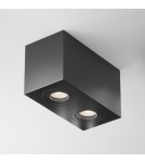 Maytoni Atom Lampa Sufitowa 2xGU10 50W Black C017CL-02B Maytoni Atom Lampa Sufitowa 2xGU10 50W Black C017CL-02B