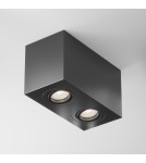 Maytoni Atom Lampa Sufitowa 2xGU10 50W Black C017CL-02B Maytoni Atom Lampa Sufitowa 2xGU10 50W Black C017CL-02B