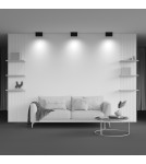 Maytoni Atom Lampa Sufitowa 2xGU10 50W Black C017CL-02B Maytoni Atom Lampa Sufitowa 2xGU10 50W Black C017CL-02B