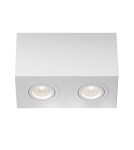 Oprawy sufitowe kwadratowe - Maytoni Atom Lampa Sufitowa 2xGU10 50W Biały C017CL-02W - product 1