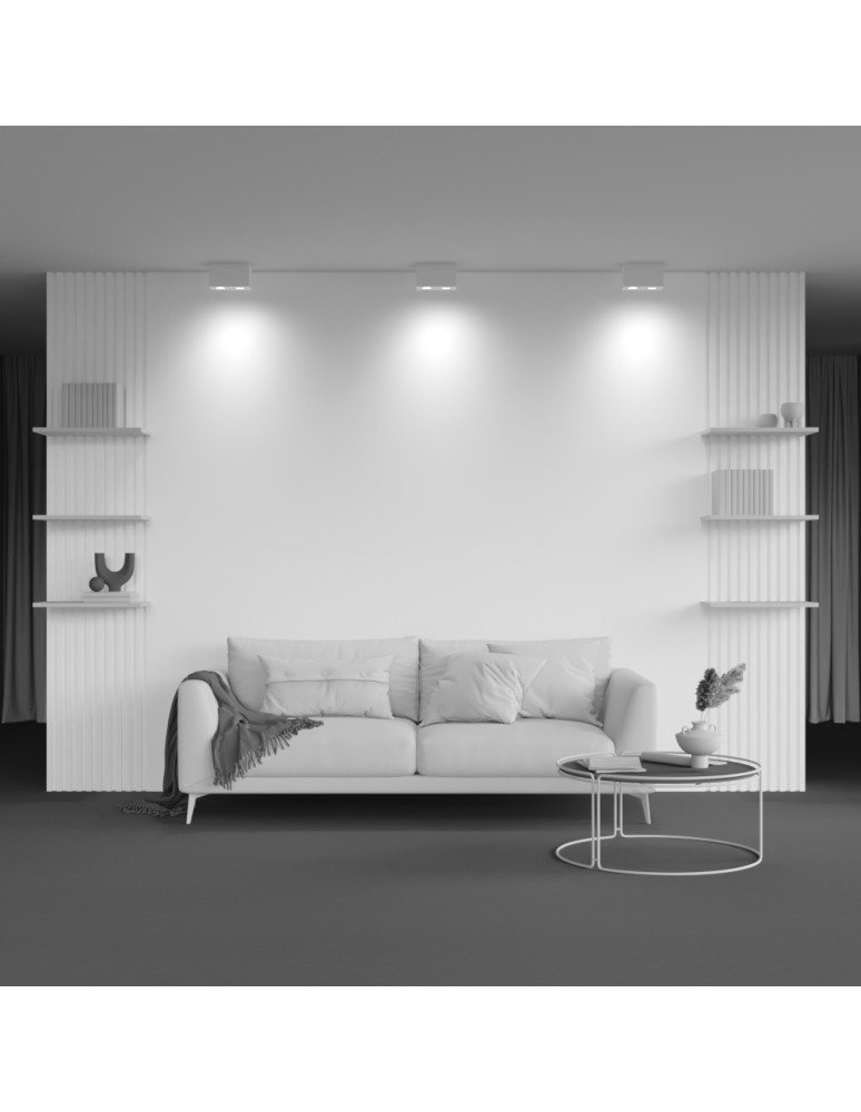 Maytoni Atom Lampa Sufitowa 2xGU10 50W Biały C017CL-02W
