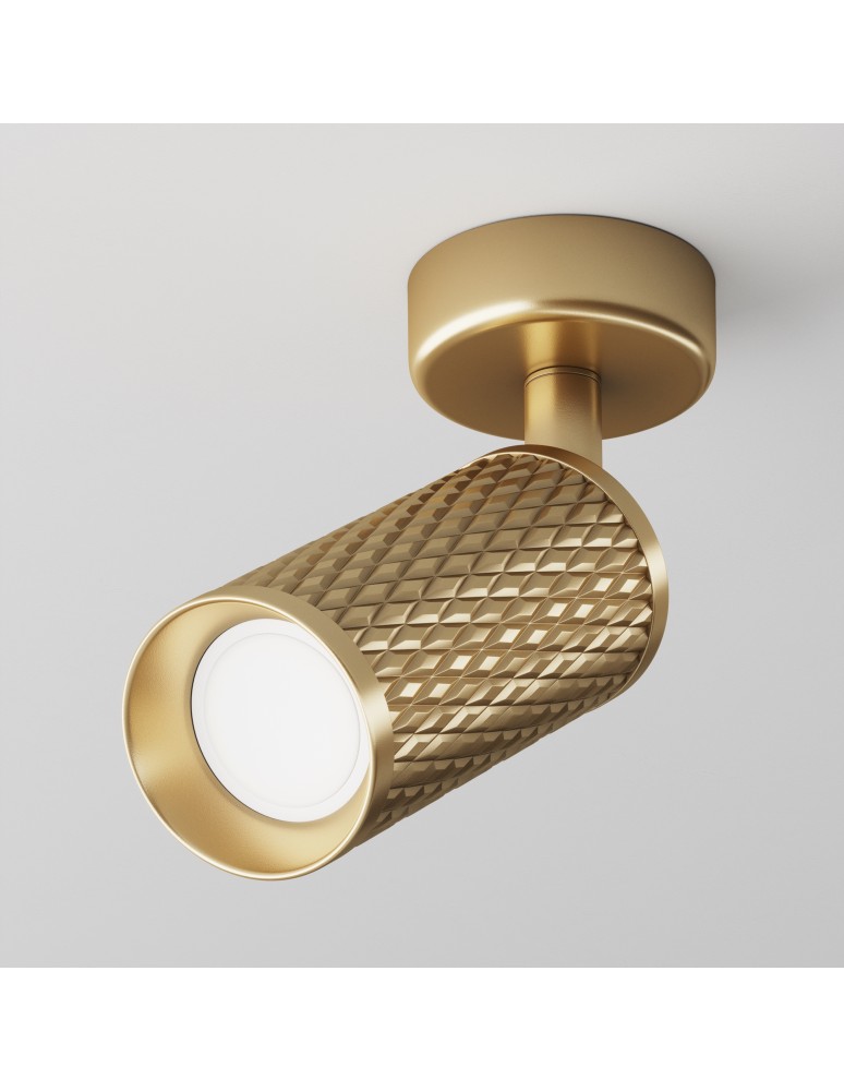 Maytoni Focus Design Lampa Sufitowa 1xGU10 10W Złoty C034CL-01G