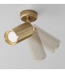 Lampy sufitowe regulowane - spoty - Maytoni Focus Design Lampa Sufitowa 1xGU10 10W Złoty C034CL-01G - product 6
