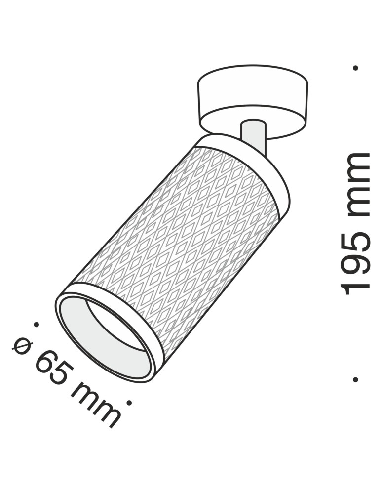 Maytoni Focus Design Lampa Sufitowa 1xGU10 10W Złoty C034CL-01G