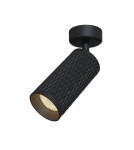 Lampy sufitowe regulowane - spoty - Maytoni Focus Design Lampa Sufitowa 1xGU10 10W Black C034CL-01B - product 1