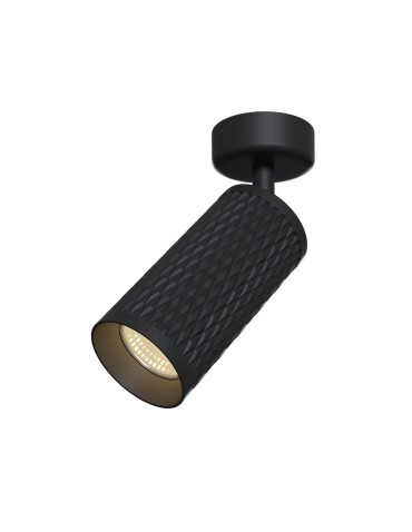 Maytoni Focus Design Lampa Sufitowa 1xGU10 10W Black C034CL-01B