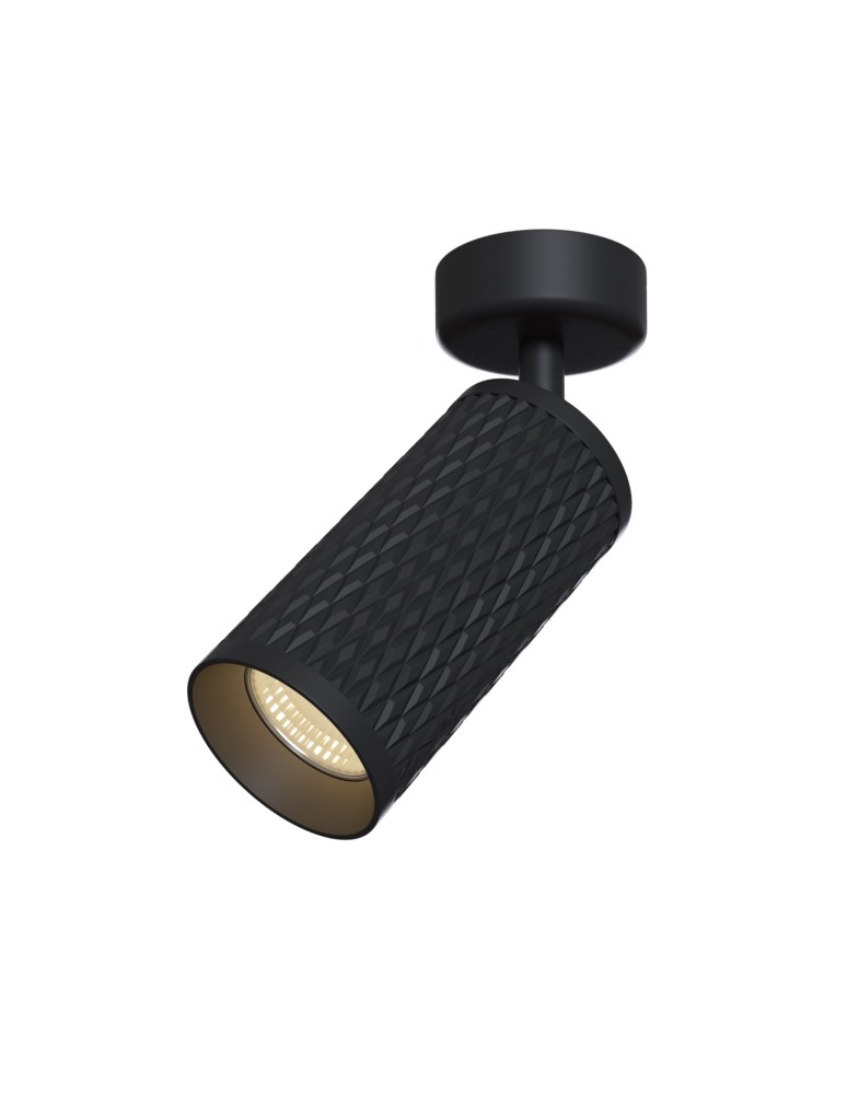 Maytoni Focus Design Lampa Sufitowa 1xGU10 10W Black C034CL-01B