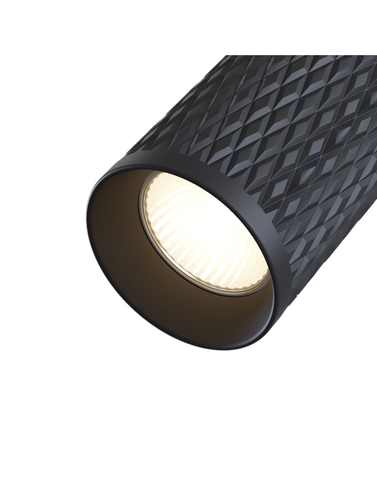Maytoni Focus Design Lampa Sufitowa 1xGU10 10W Black C034CL-01B