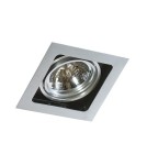 Lampy podtynkowe kierunkowe - Azzardo SISTO 1 ALUMINIUM 1xES111 Wpuszczana Aluminium AZ0793 - produkt 1
