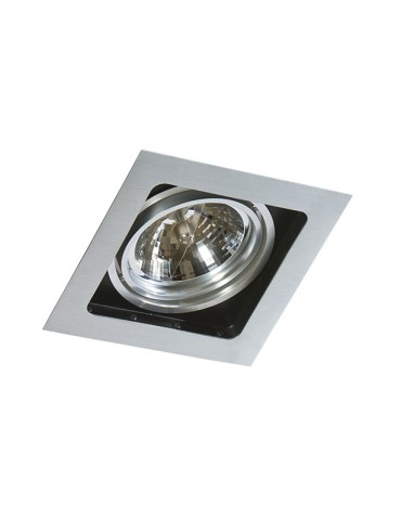 Azzardo SISTO 1 ALUMINIUM 1xES111 Wpuszczana Aluminium AZ0793