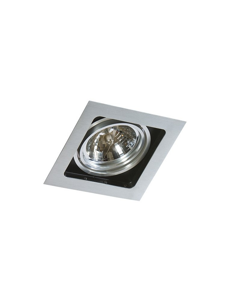 Azzardo SISTO 1 ALUMINIUM 1xES111 Wpuszczana Aluminium AZ0793