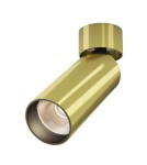 Lampy sufitowe regulowane - spoty - Maytoni FOCUS LED Lampa Sufitowa LED 12W 900lm 3000K Mosiądz C055CL-L12W3K-W-BS - product 1
