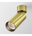 Lampy sufitowe regulowane - spoty - Maytoni FOCUS LED Lampa Sufitowa LED 12W 900lm 3000K Mosiądz C055CL-L12W3K-W-BS - product 4
