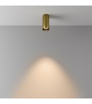 Oprawy sufitowe LEDowe - Maytoni FOCUS LED Lampa Sufitowa LED 12W 900lm 3000K Mosiądz C056CL-L12W3K-W-BS - product 3
