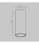 Oprawy sufitowe LEDowe - Maytoni FOCUS LED Lampa Sufitowa LED 12W 900lm 3000K Mosiądz C056CL-L12W3K-W-BS - product 5