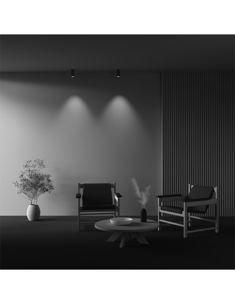 Maytoni FOCUS LED Lampa Sufitowa LED 12W 900lm 3000K Mosiądz C056CL-L12W3K-W-BS